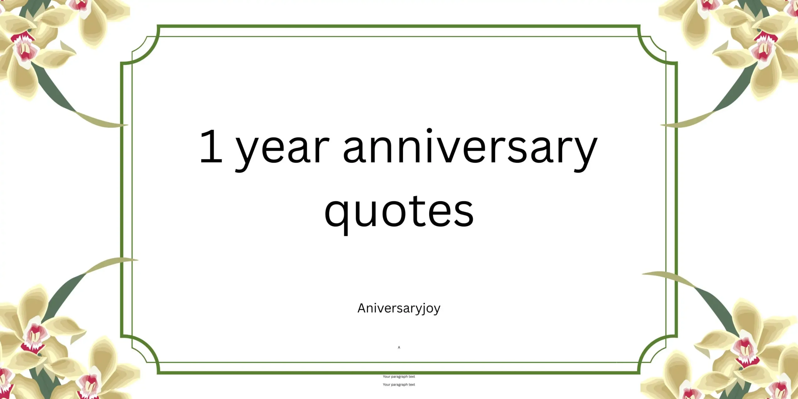 1 year anniversary quotes