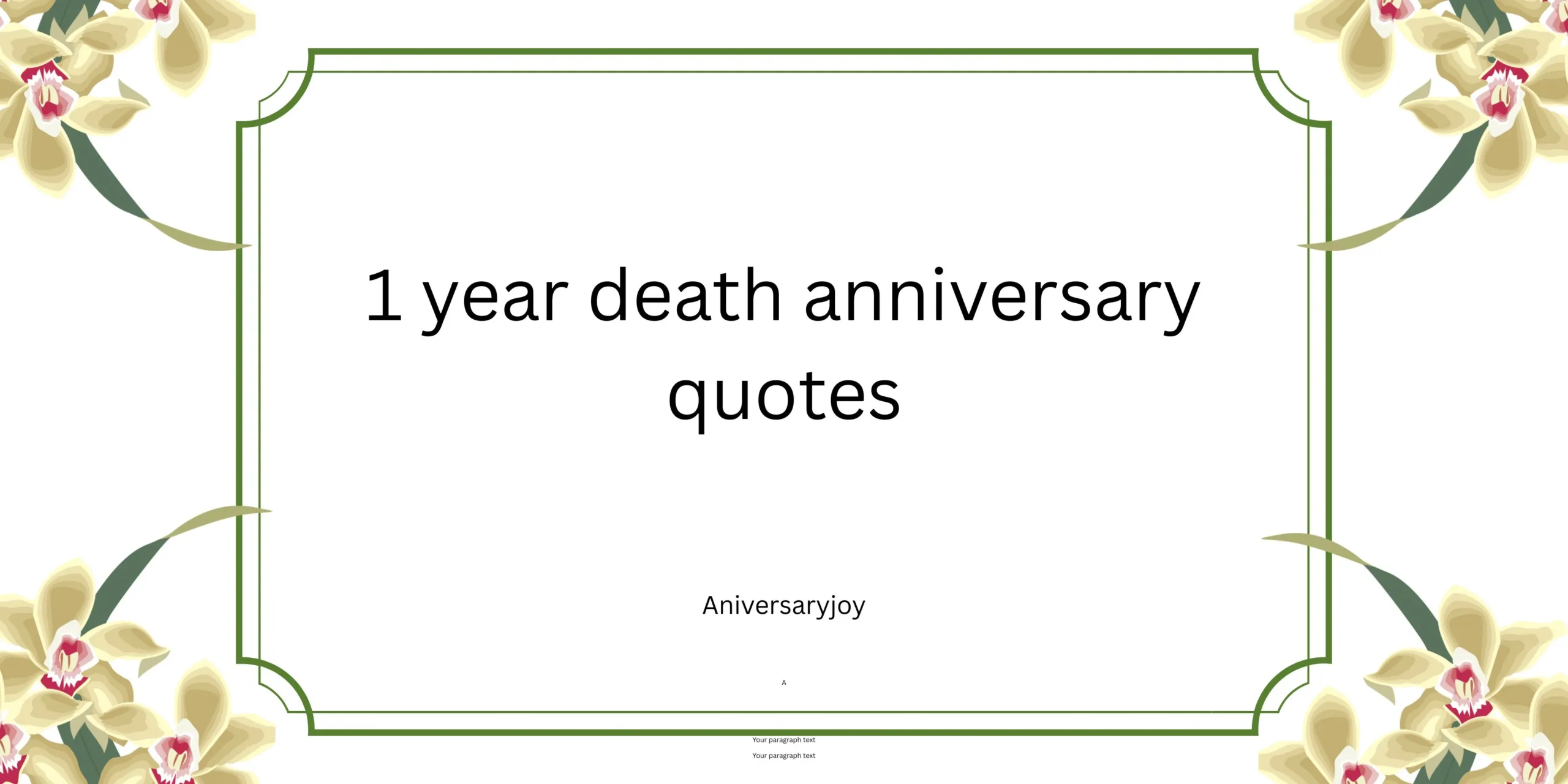 1 year death anniversary quotes