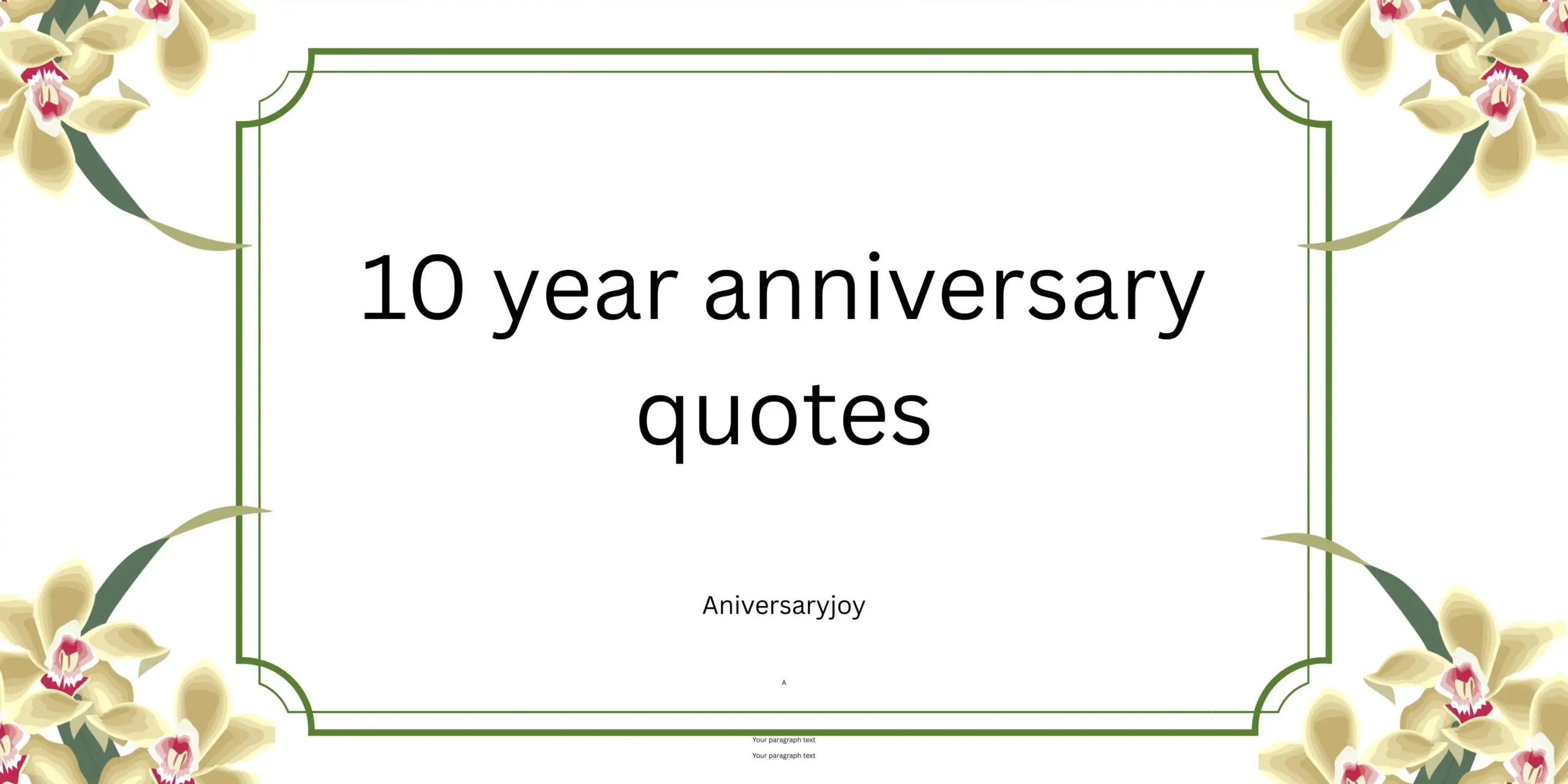 10 year anniversary quotes