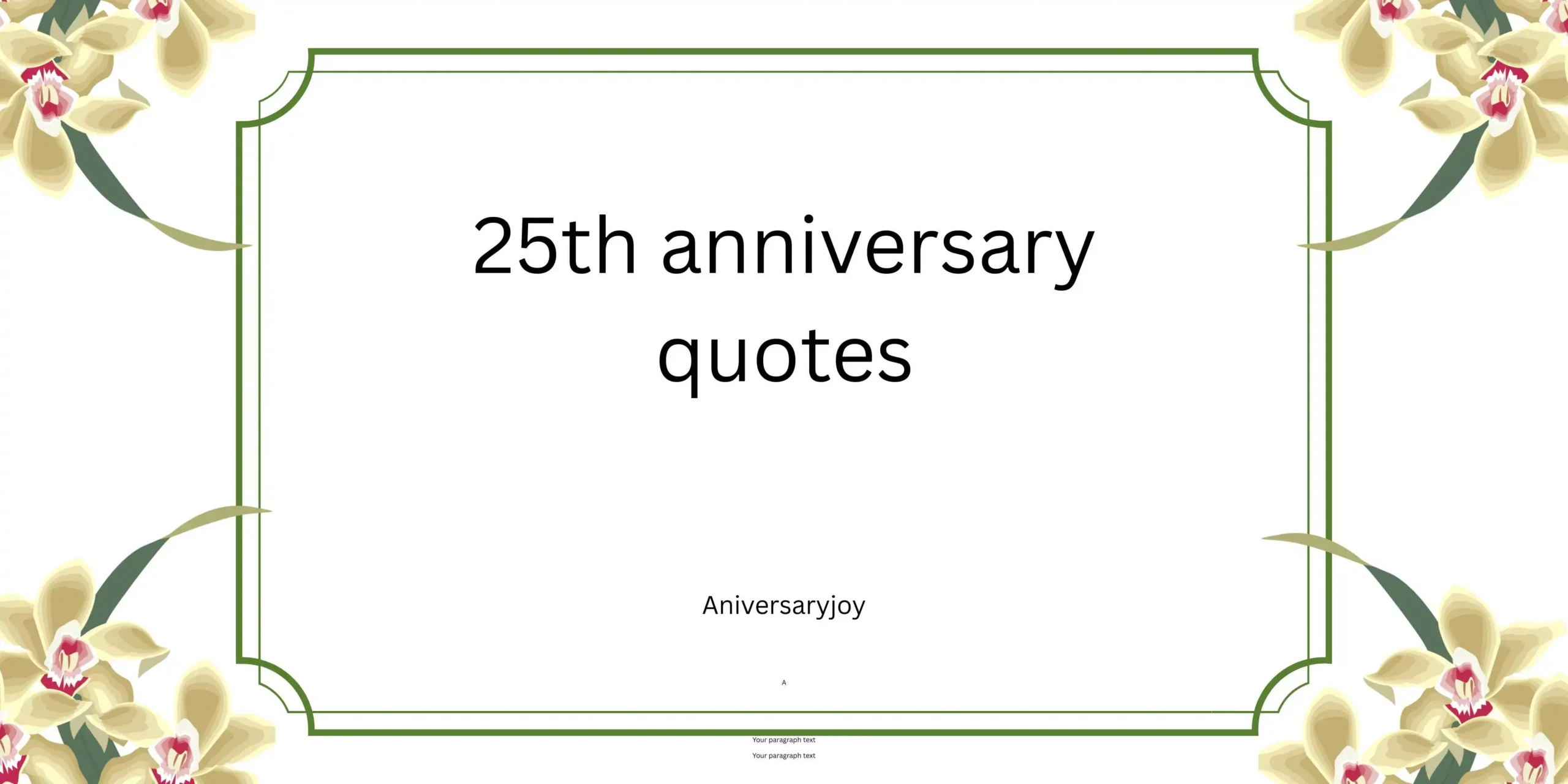 25th anniversary quotes