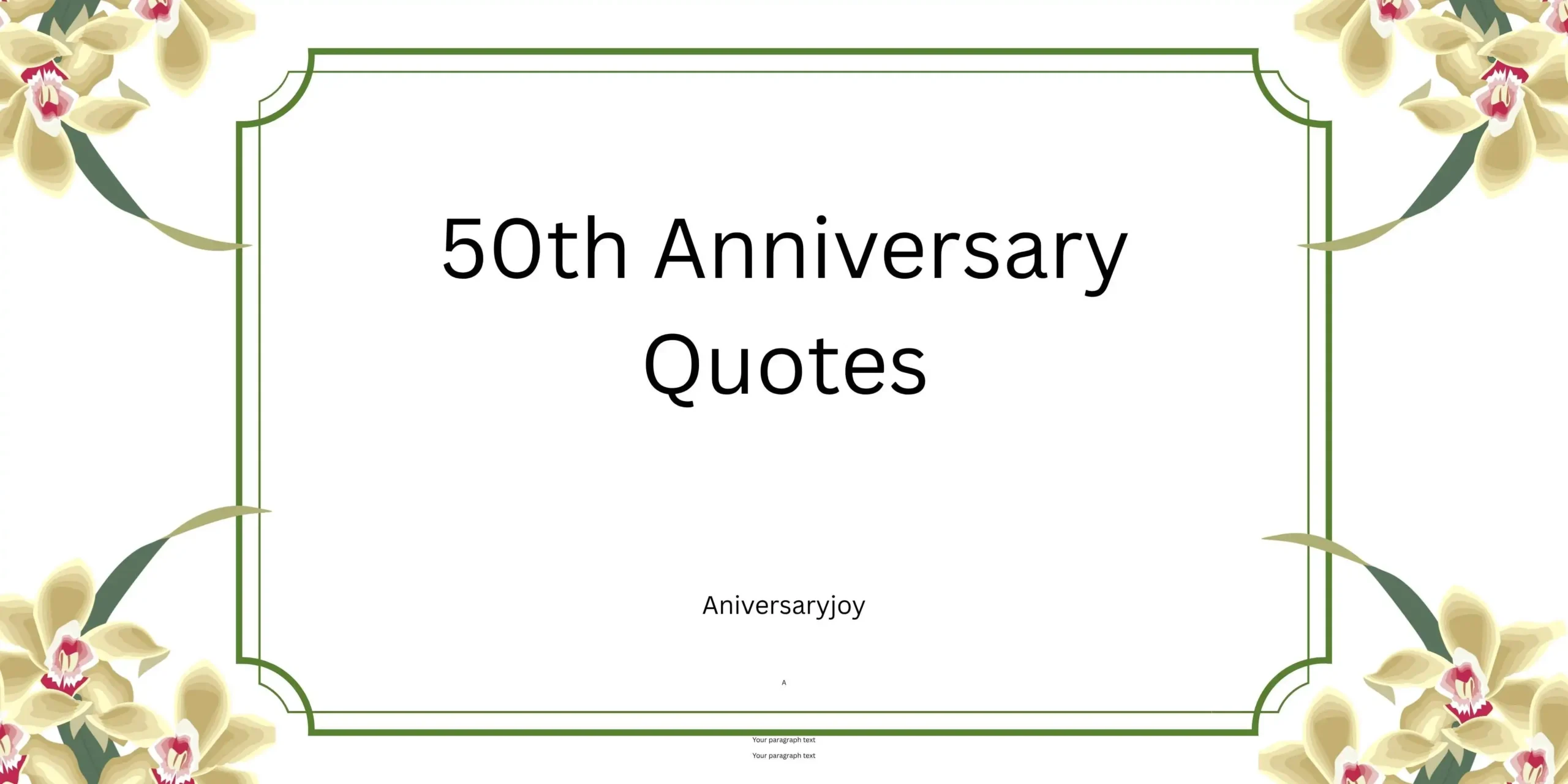 50th Anniversary Quotes