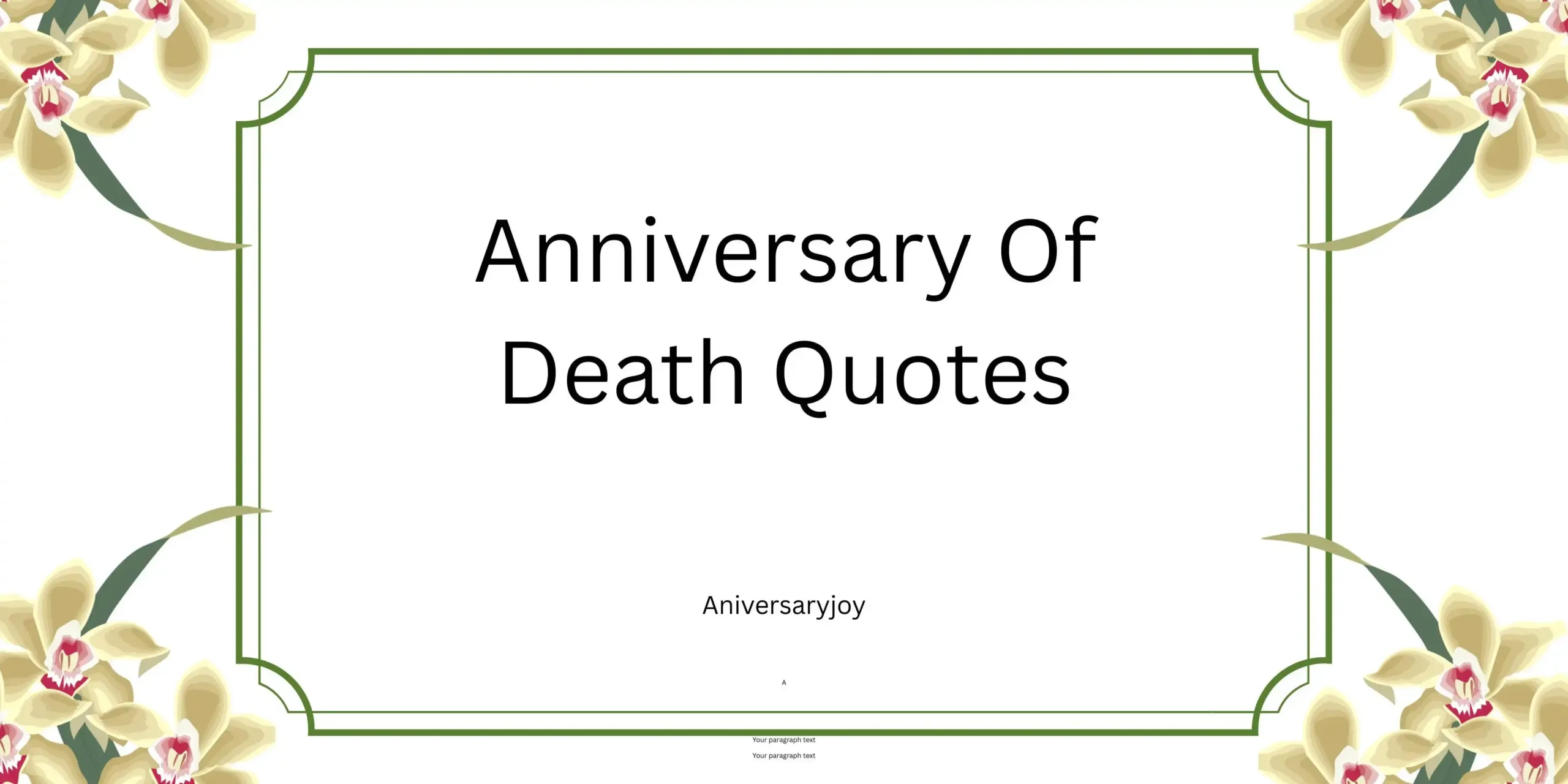 Anniversary Of Death Quotes