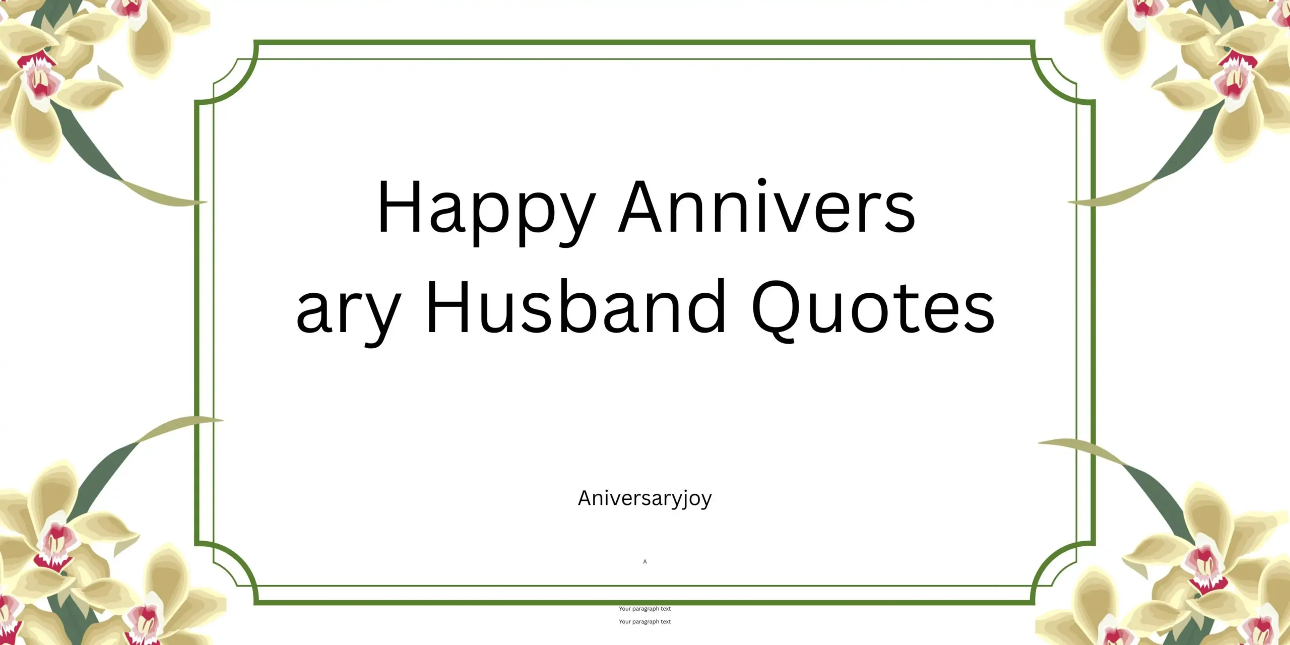 Happy Anniversary Husband Quotes