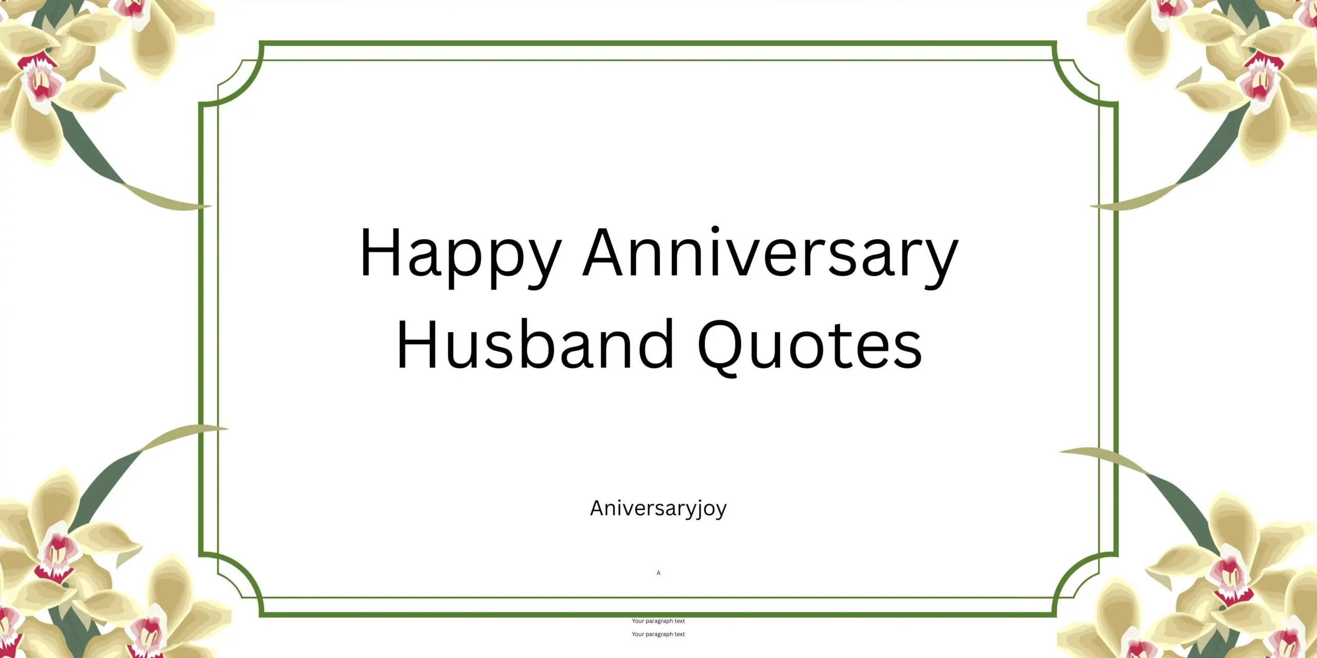 Happy Anniversary Husband Quotes