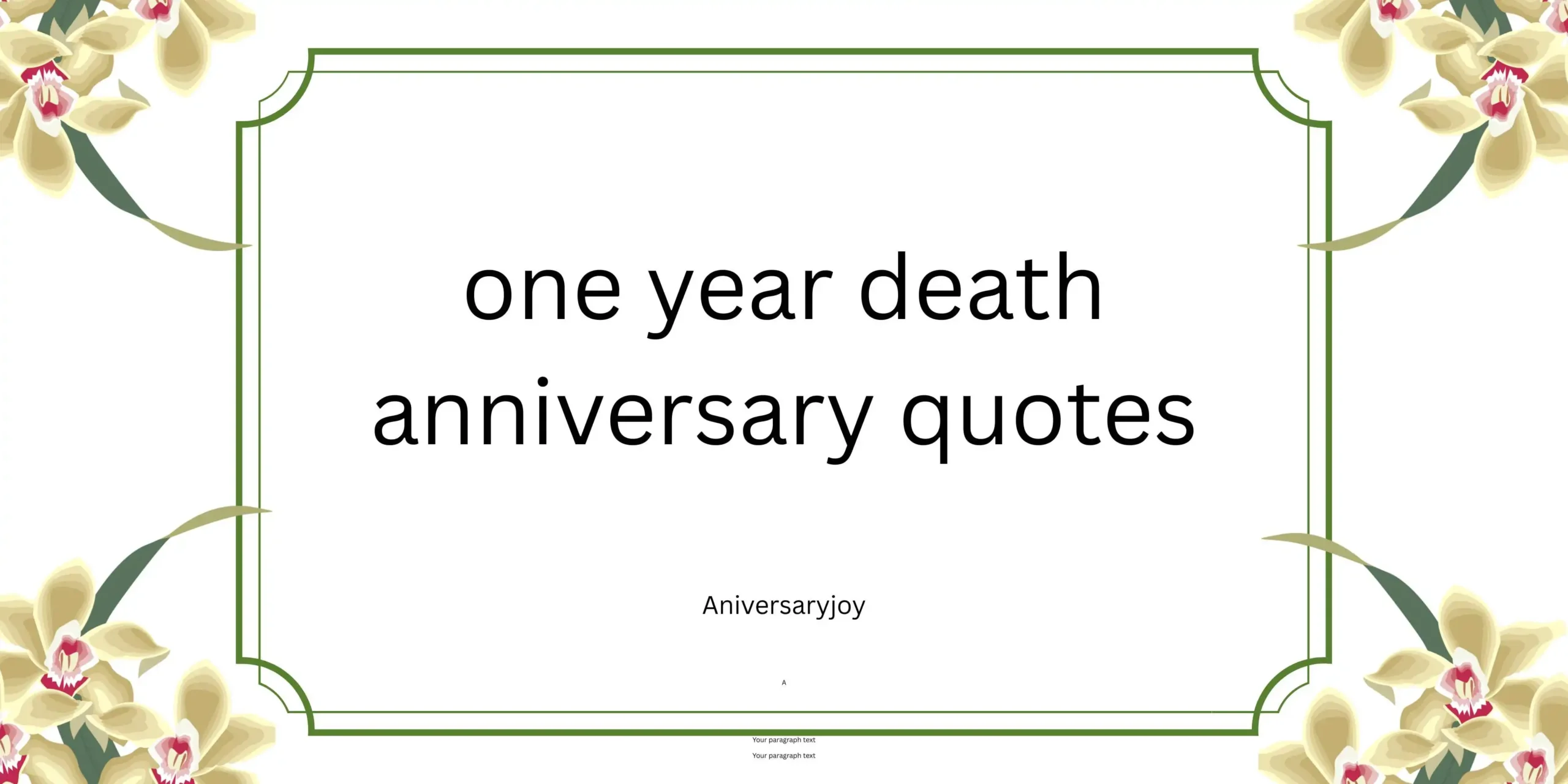 one year death anniversary quotes