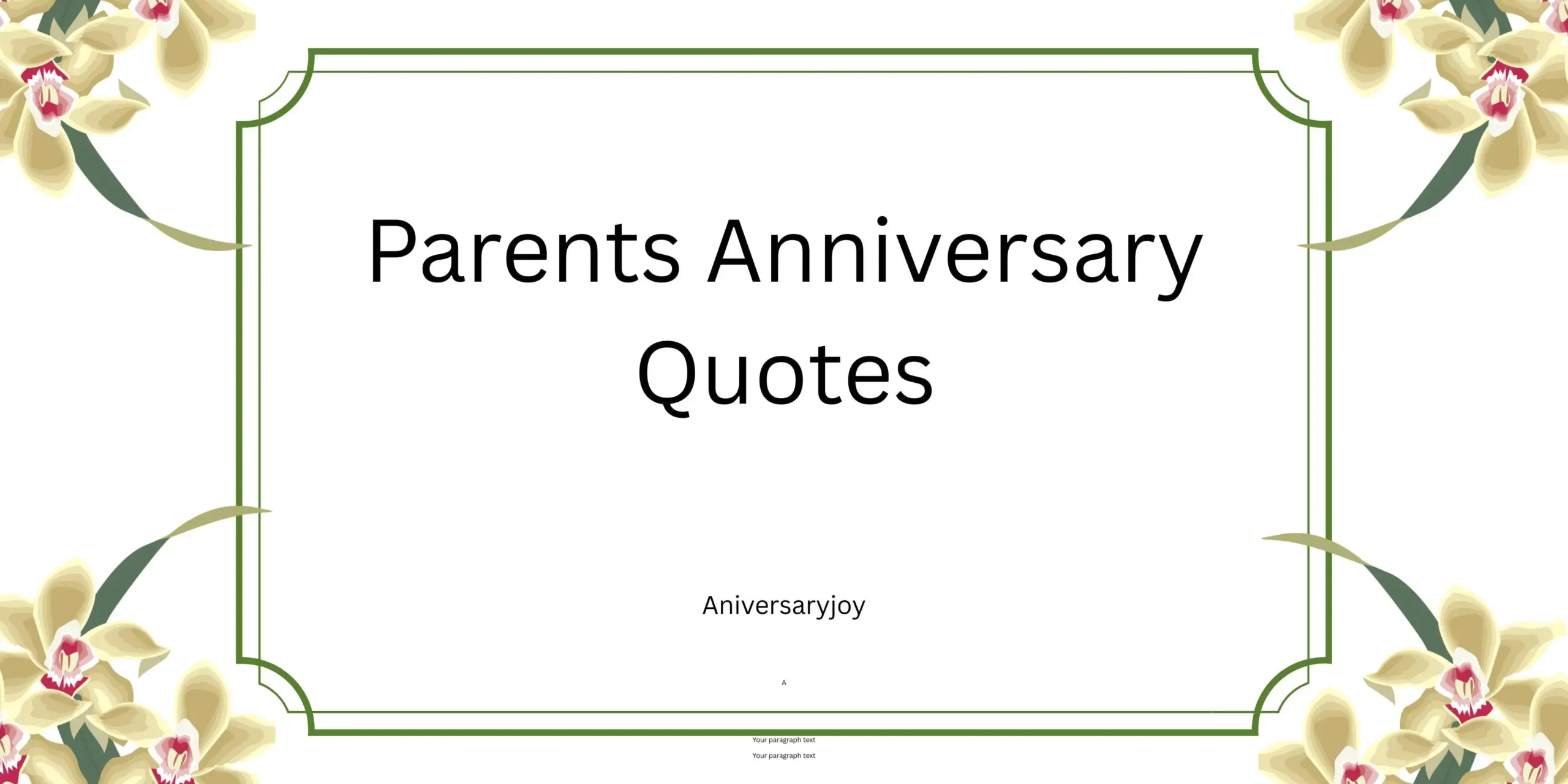 Parents Anniversary Quotes