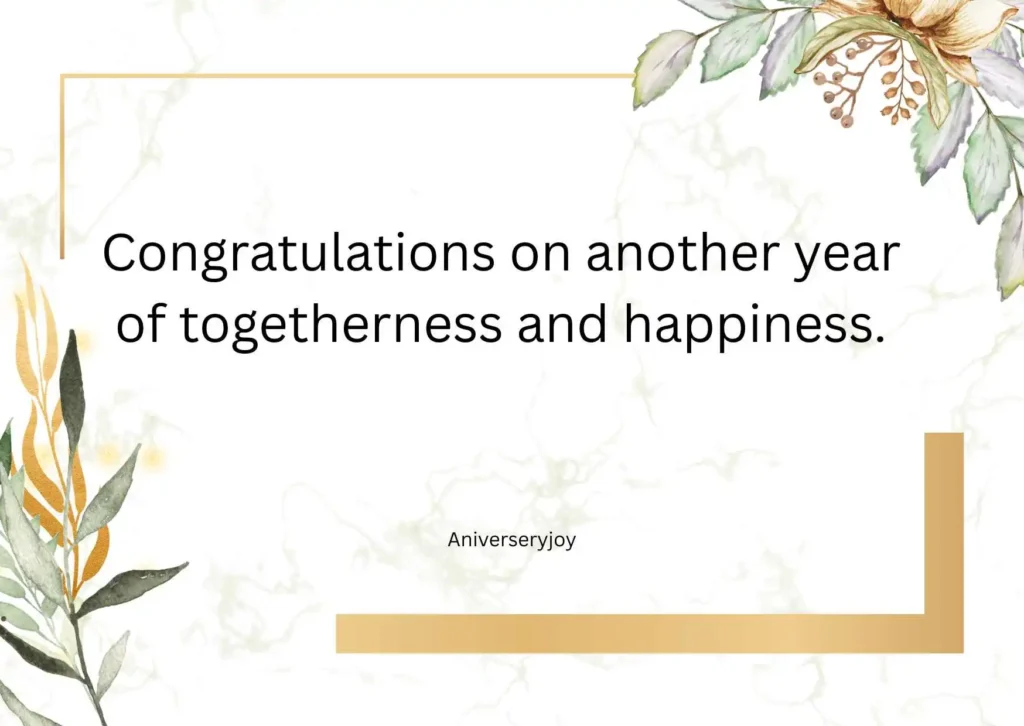 Wedding Anniversary Wishes for Couple
