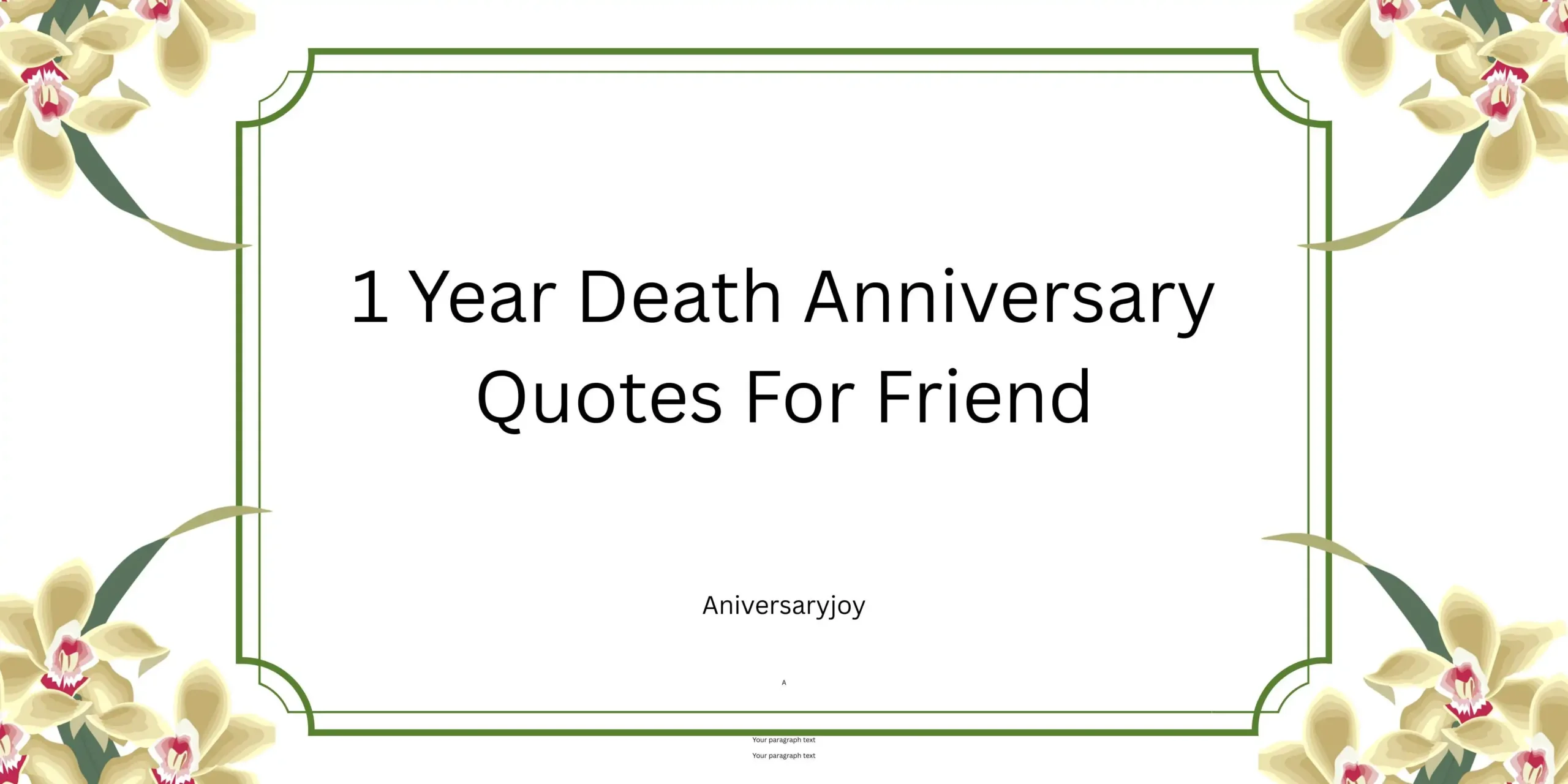 1 Year Death Anniversary Quotes For Friend