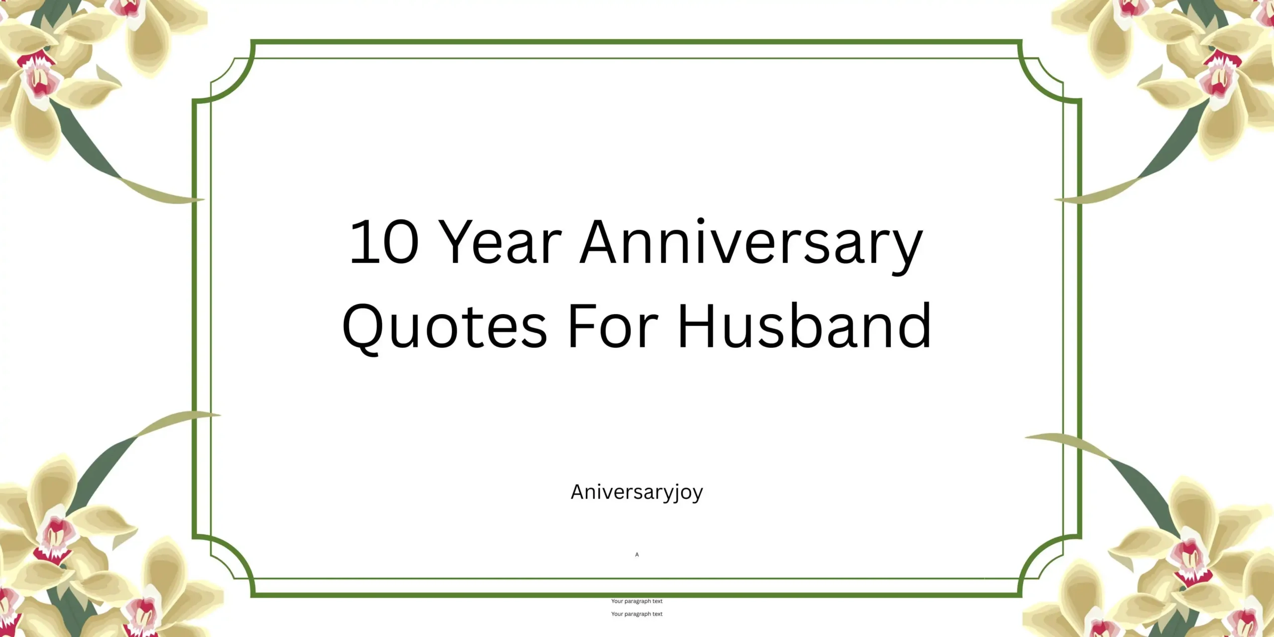 10 Year Anniversary Quotes For Husband