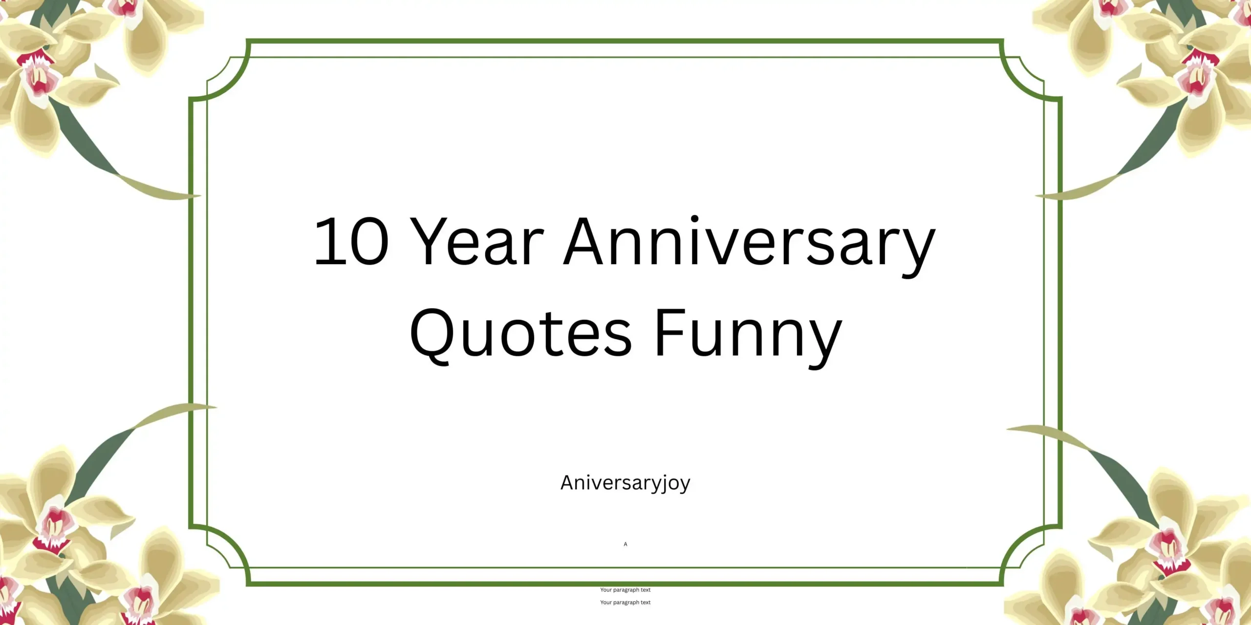 10 Year Anniversary Quotes Funny