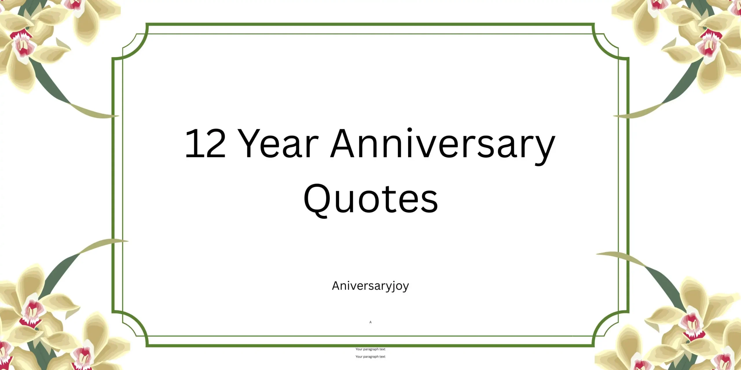 12 Year Anniversary Quotes