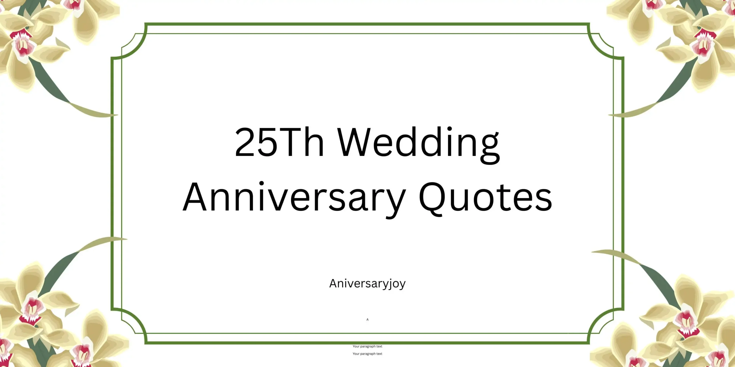 25Th Wedding Anniversary Quotes