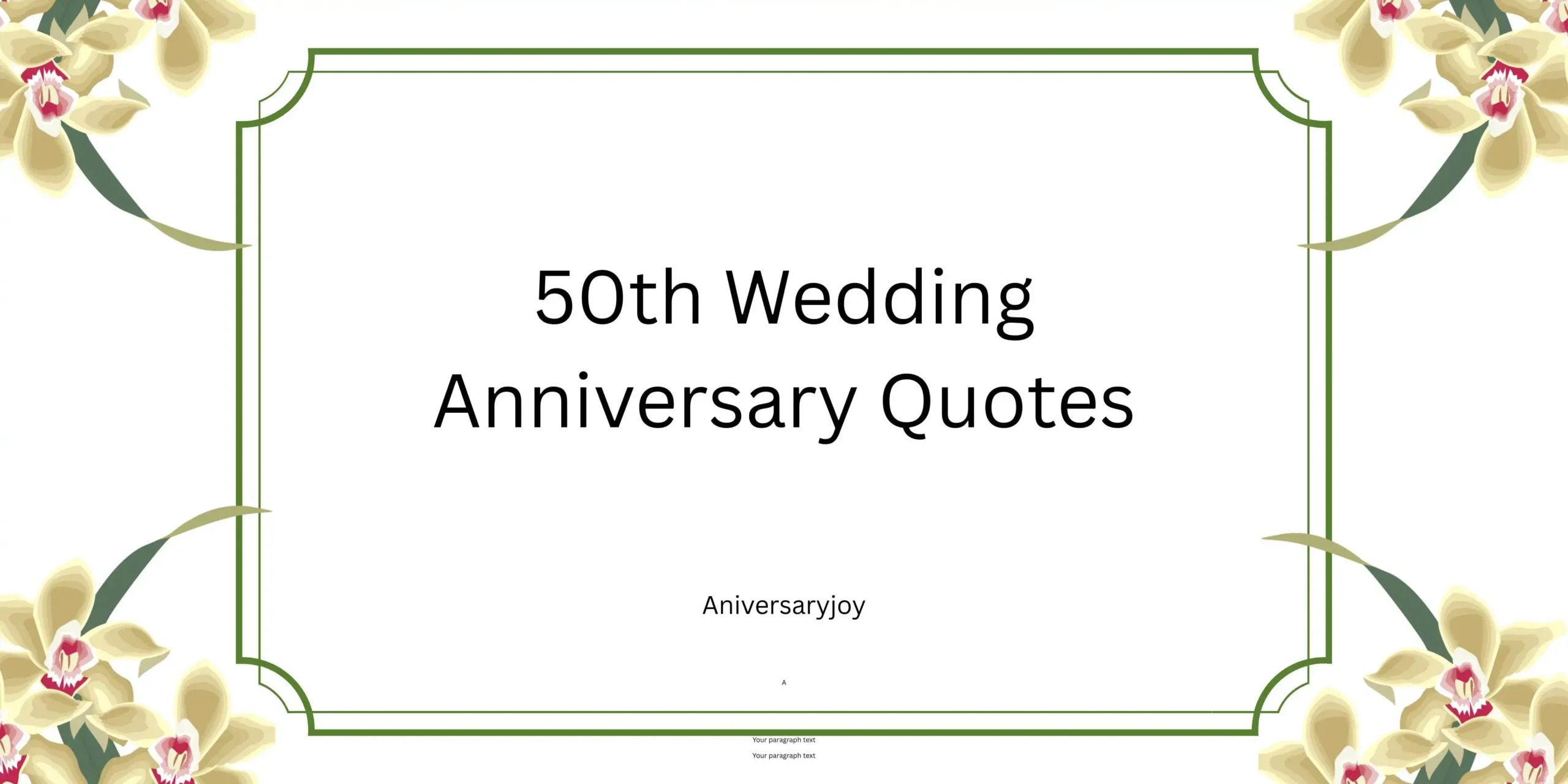 50th Wedding Anniversary Quotes