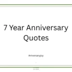 7 Year Anniversary Quotes