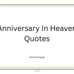 Anniversary In Heaven Quotes