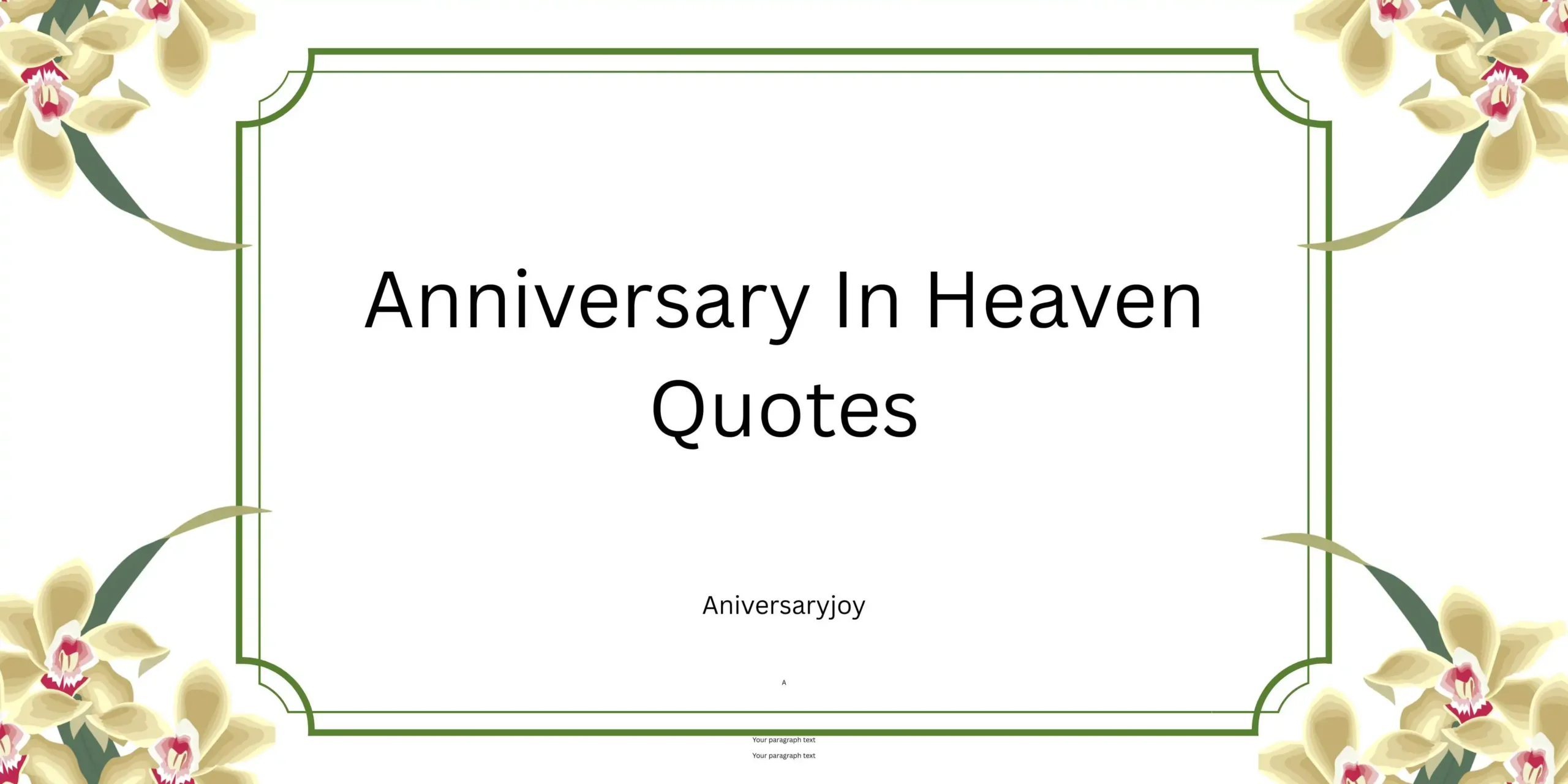 Anniversary In Heaven Quotes