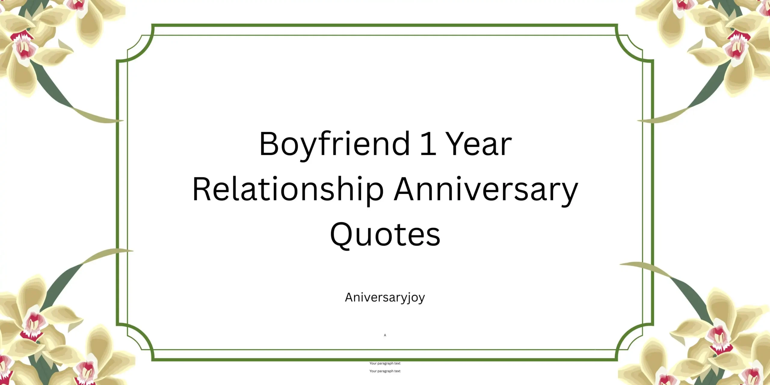 Boyfriend 1 Year Relationship Anniversary Quotes