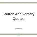 Church Anniversary Quotes