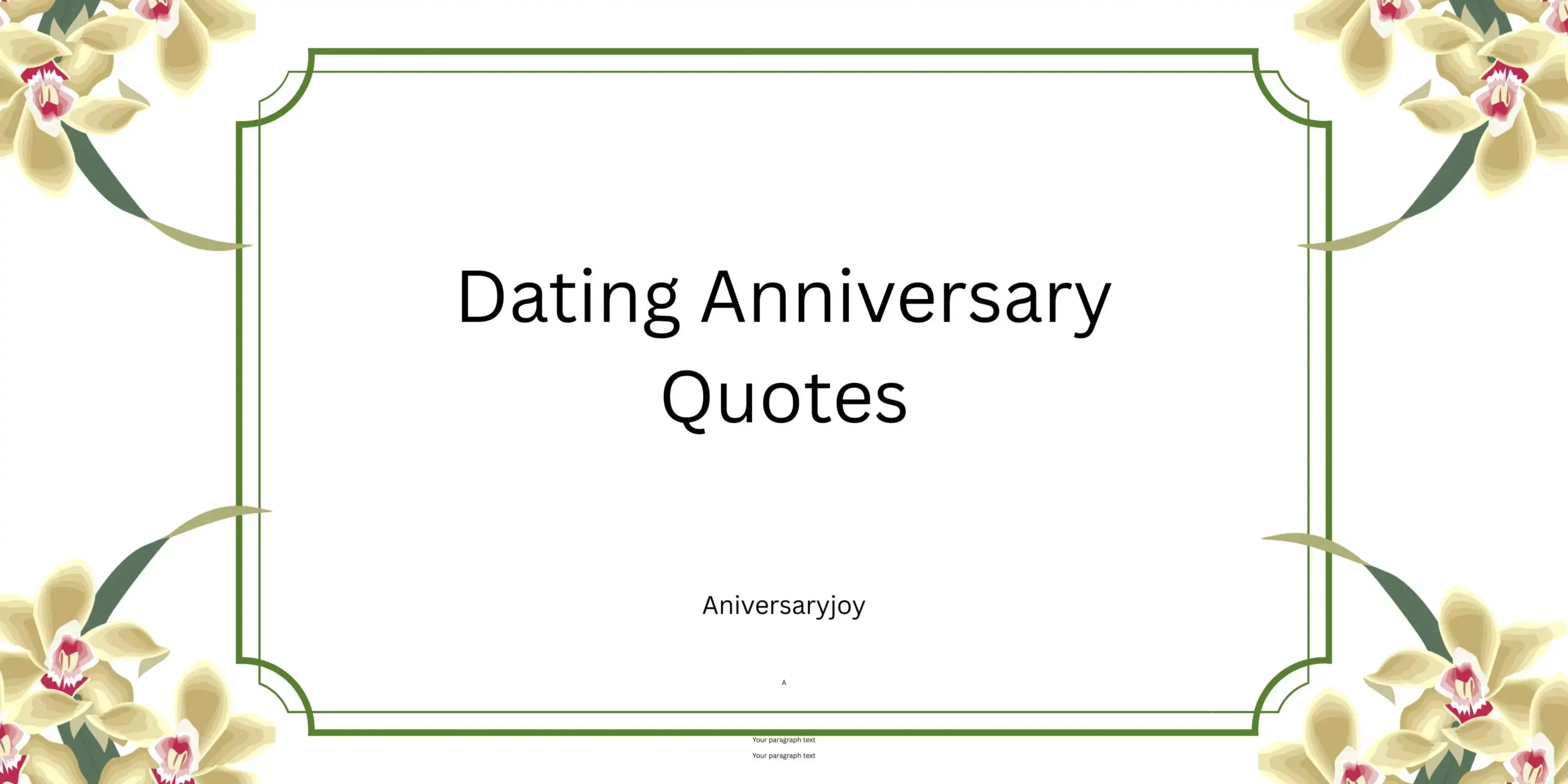 Dating Anniversary Quotes