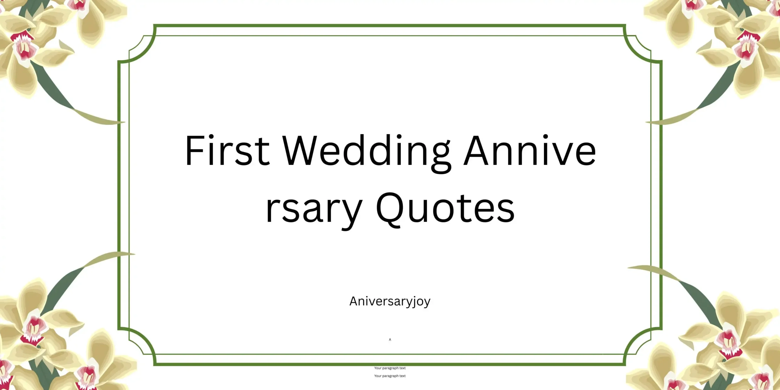 First Wedding Anniversary Quotes