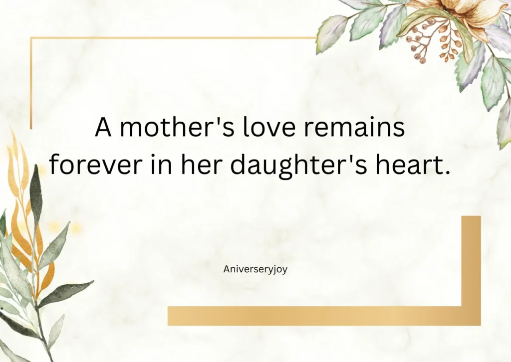 Heart Touching Mom Death Anniversary Quotes from Daughter
