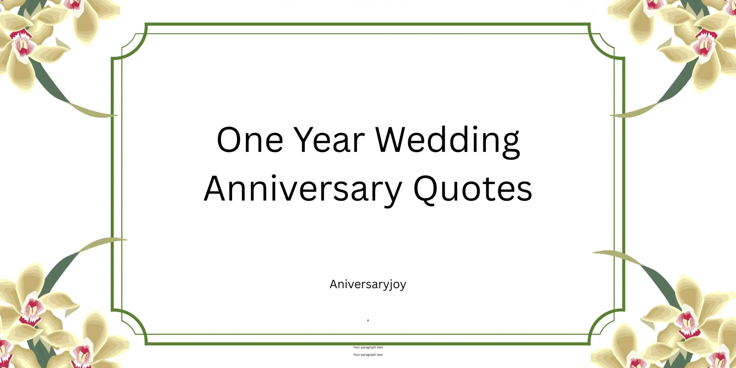 One Year Wedding Anniversary Quotes