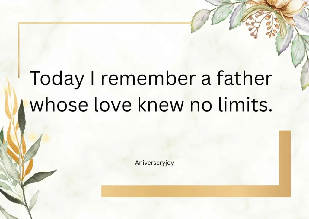 Remembering Dad on His Death Anniversary