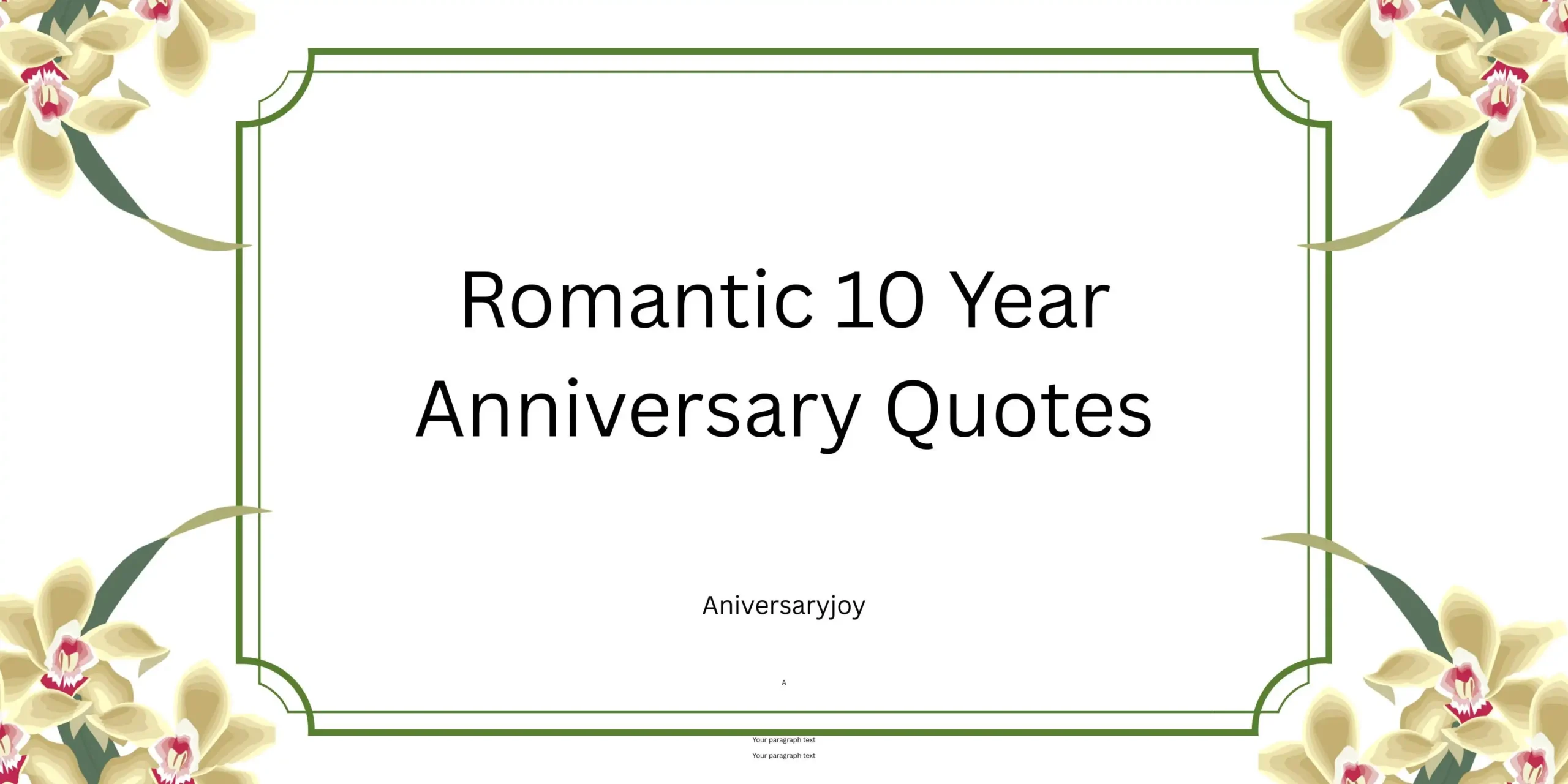 Romantic 10 Year Anniversary Quotes