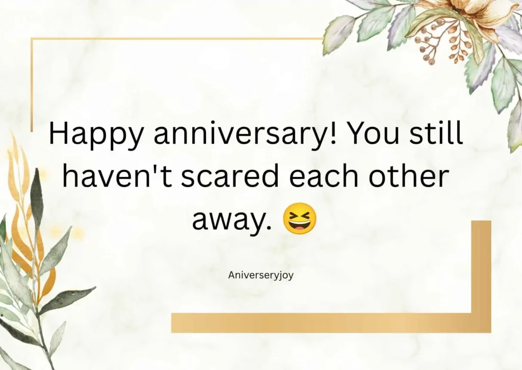 Short Funny Marriage Anniversary Wishes to Friend
