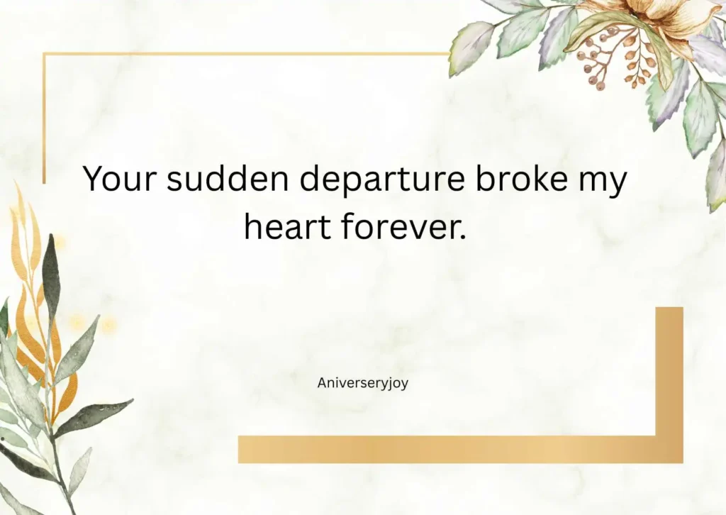 Unexpected Death Sister Death Quotes Short