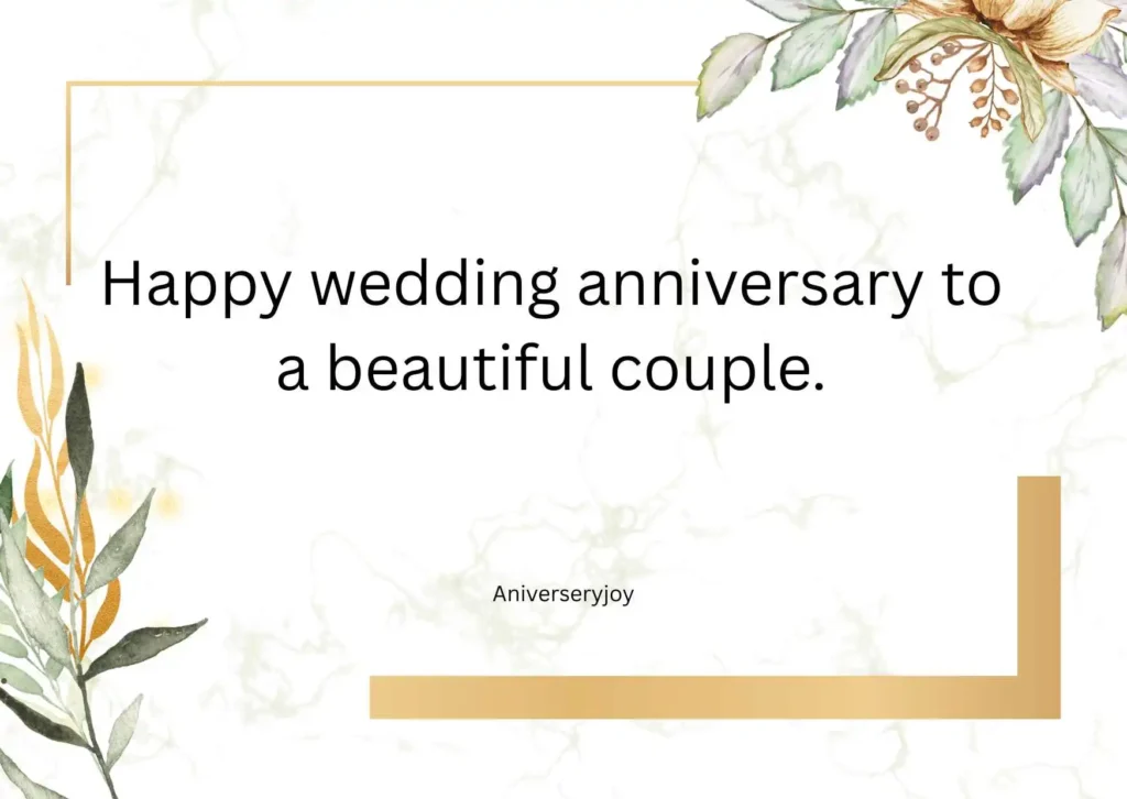 Wedding Anniversary Wishes for Couple