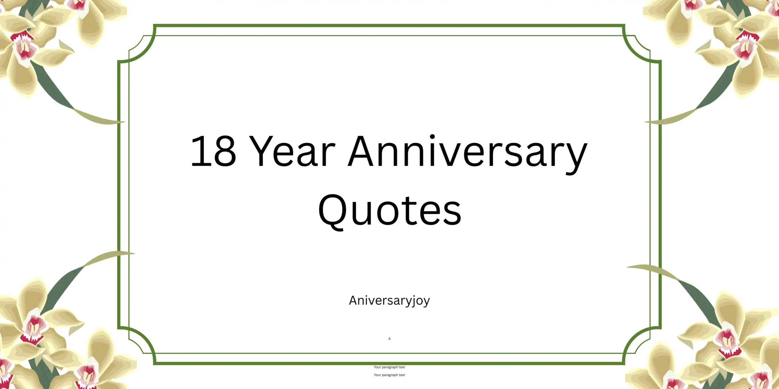 18 Year Anniversary Quotes