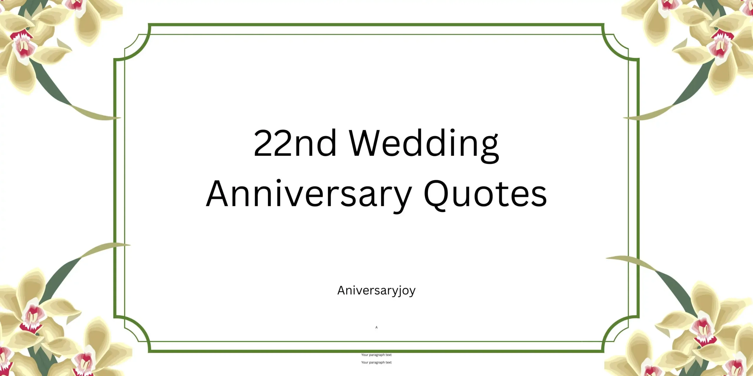 22nd Wedding Anniversary Quotes