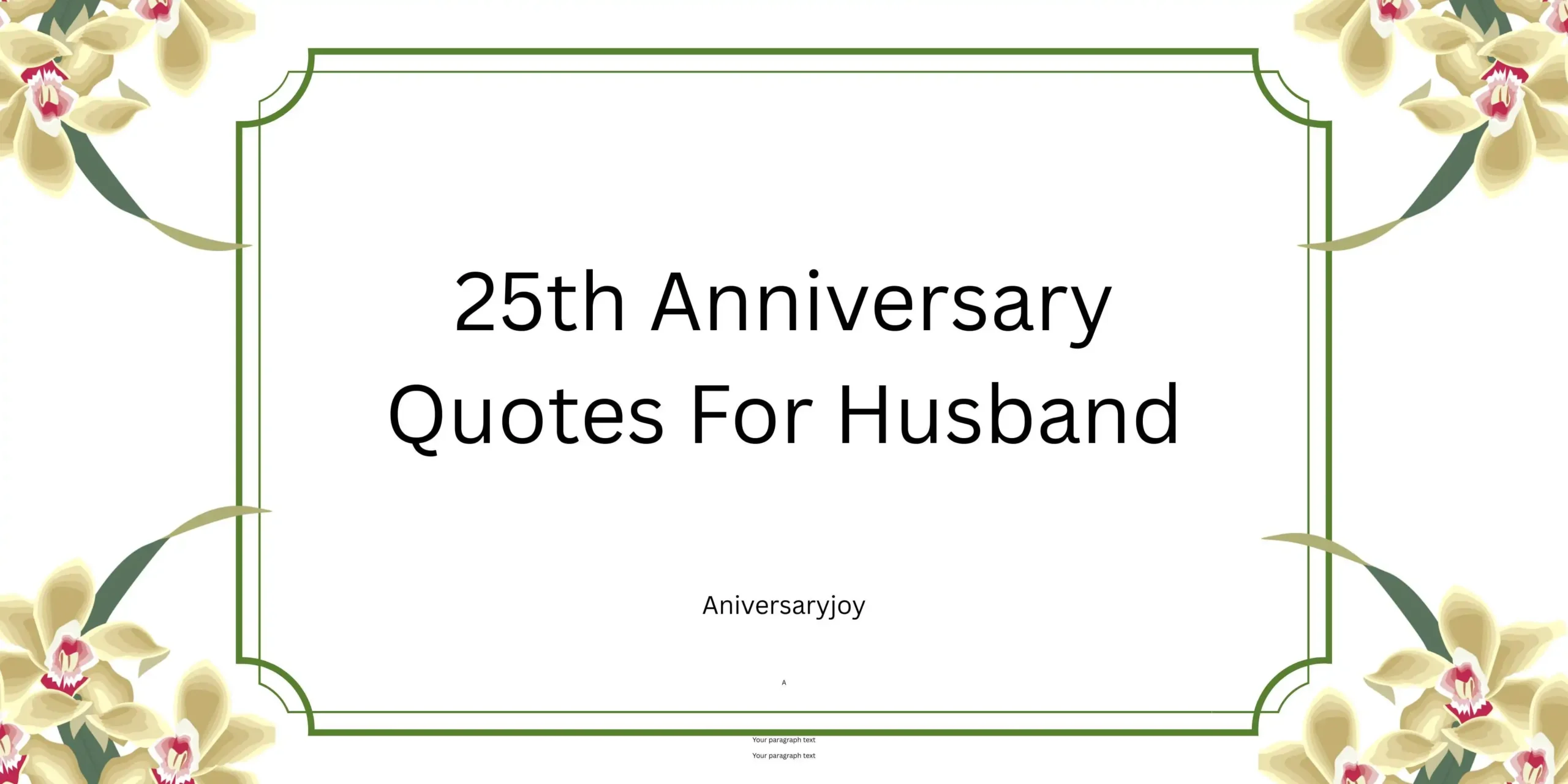 25th Anniversary Quotes For Husband