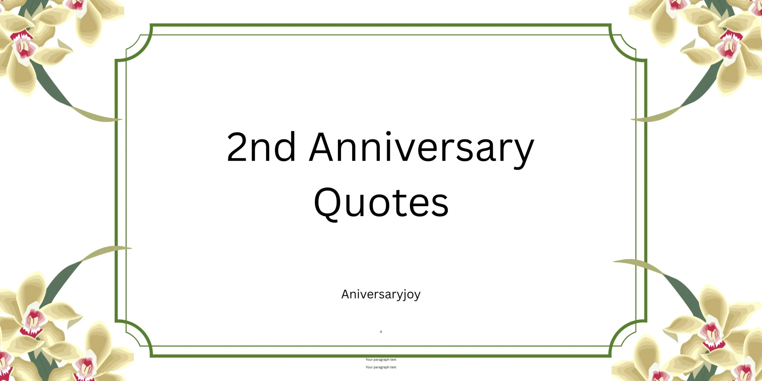 2nd Anniversary Quotes