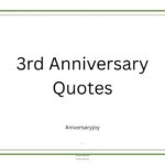 3rd Anniversary Quotes