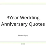 3Year Wedding Anniversary Quotes