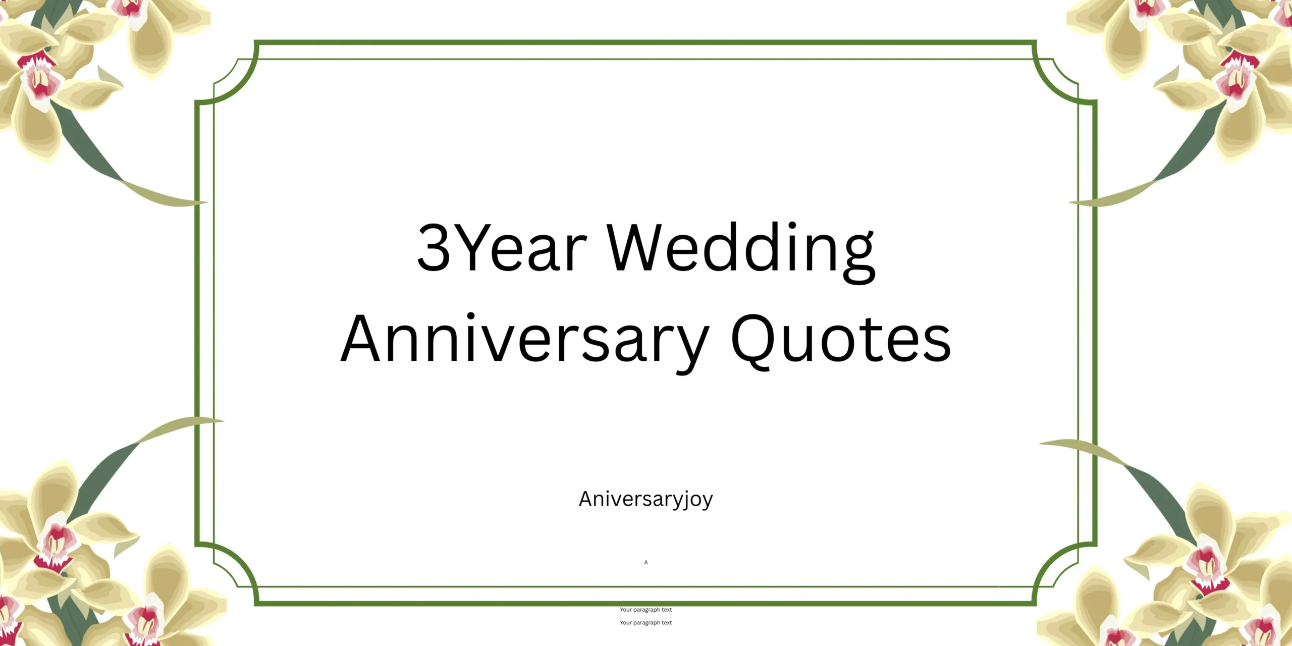 3Year Wedding Anniversary Quotes