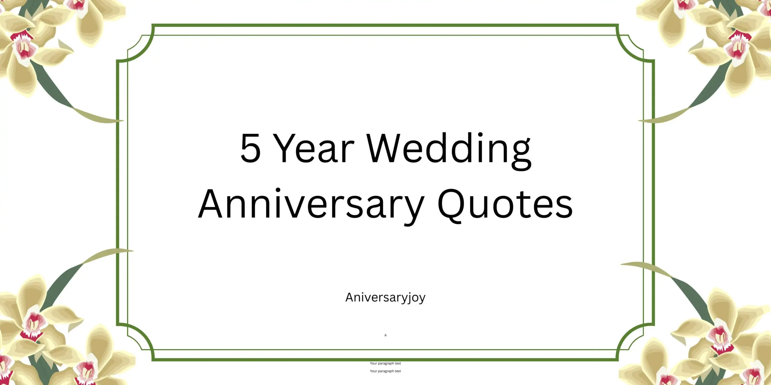 5 Year Wedding Anniversary Quotes
