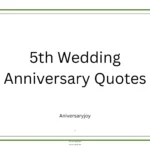 5th Wedding Anniversary Quotes