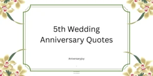 5th Wedding Anniversary Quotes
