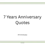 7 Years Anniversary Quotes