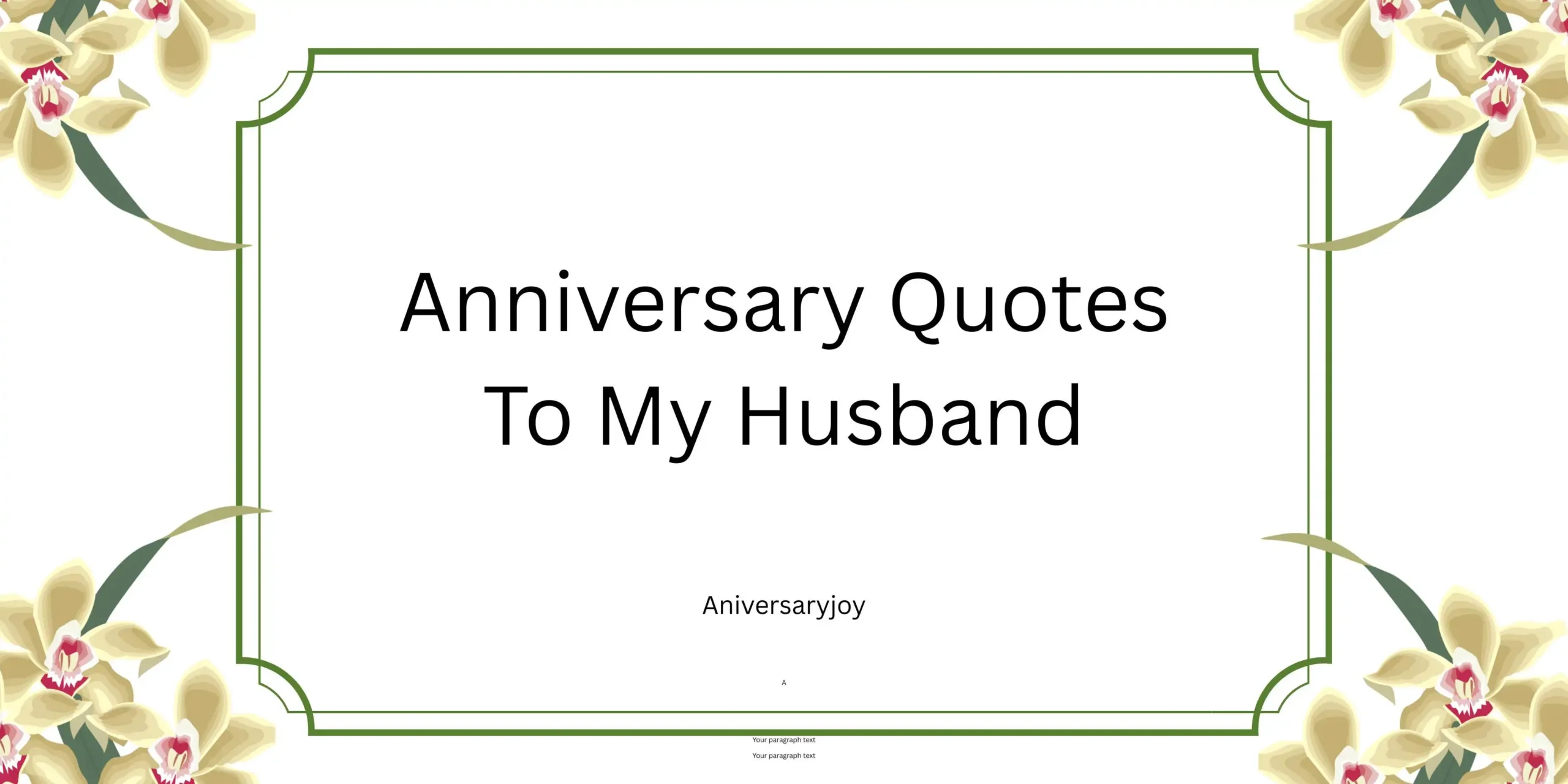 Anniversary Quotes To My Husband