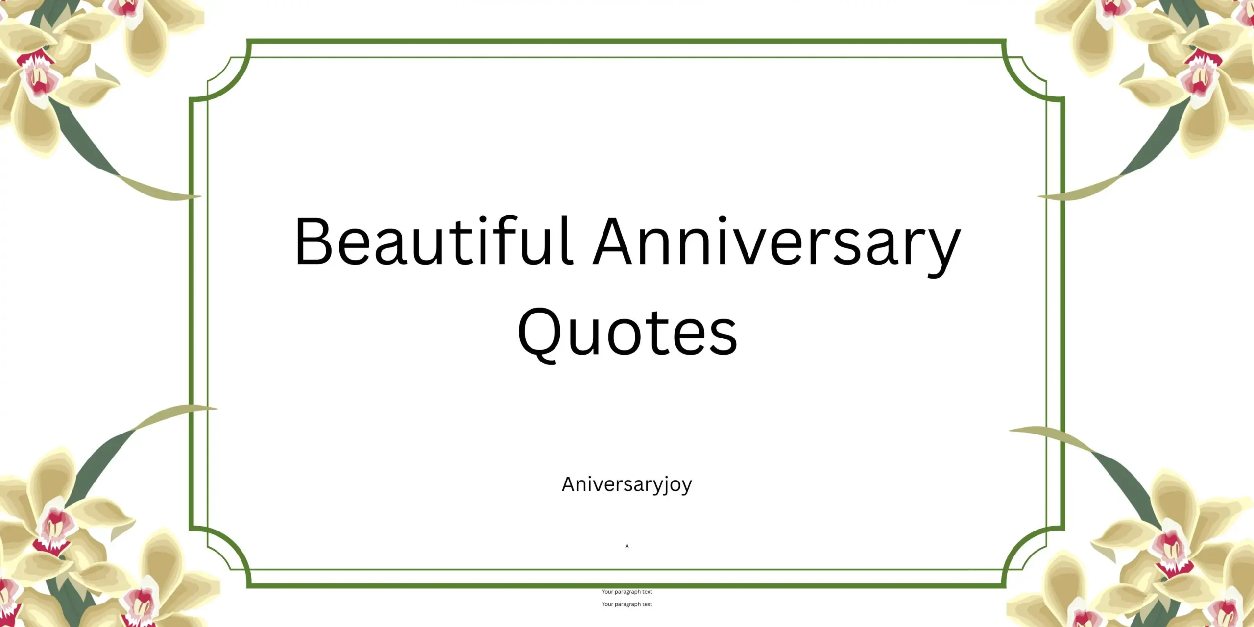 Beautiful Anniversary Quotes
