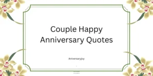 Couple Happy Anniversary Quotes