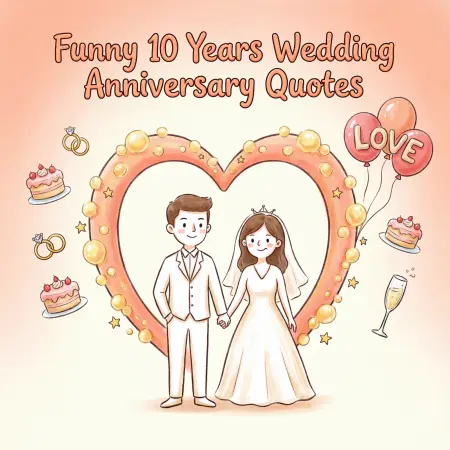  Funny 10 Years Wedding Anniversary Quotes