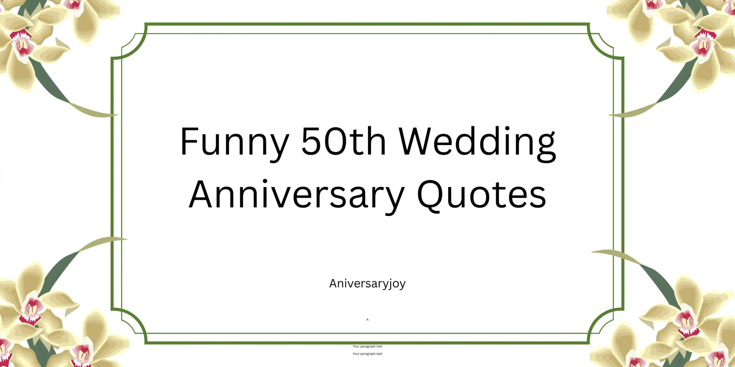 Funny 50th Wedding Anniversary Quotes