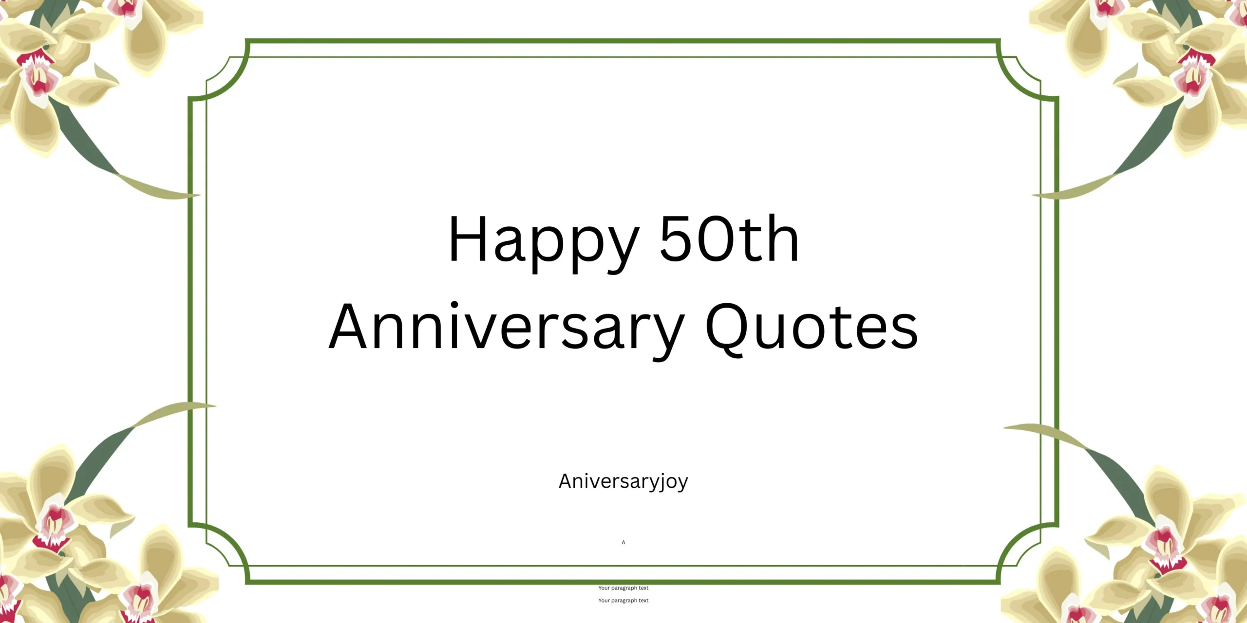Happy 50th Anniversary Quotes