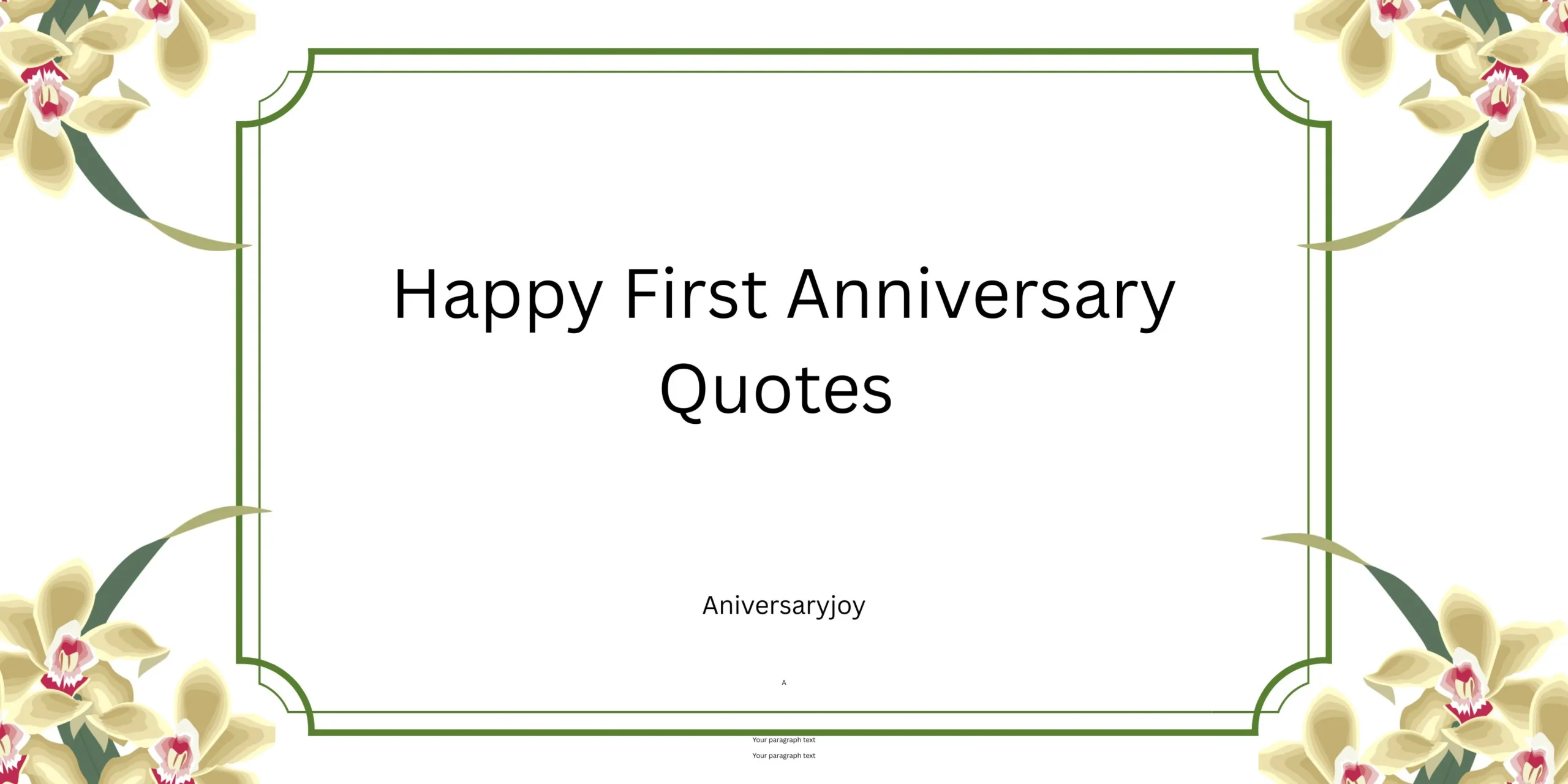 Happy First Anniversary Quotes 