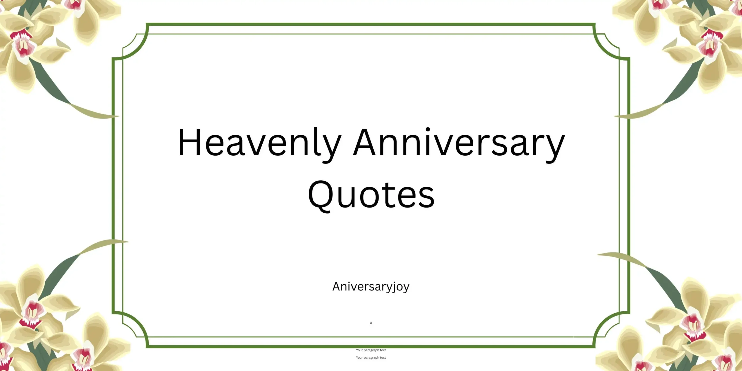 Heavenly Anniversary Quotes